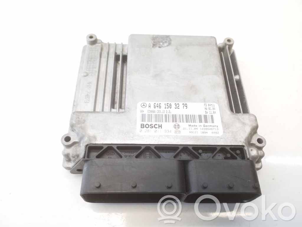 Sterownik / Moduł ECU   A6461503279,0281011934