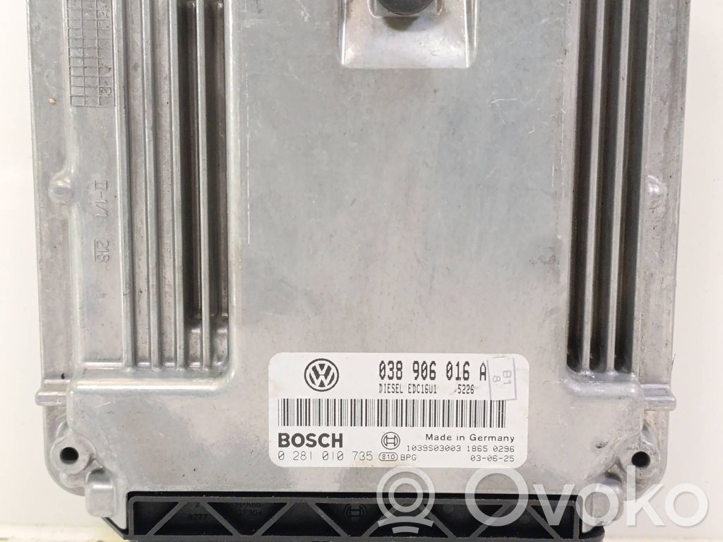 Volkswagen Transporter - Caravelle T5 Unitate/modul de control motor