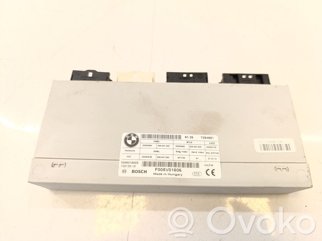 BMW 5 F10 F11 Autres unités de commande / modules 
