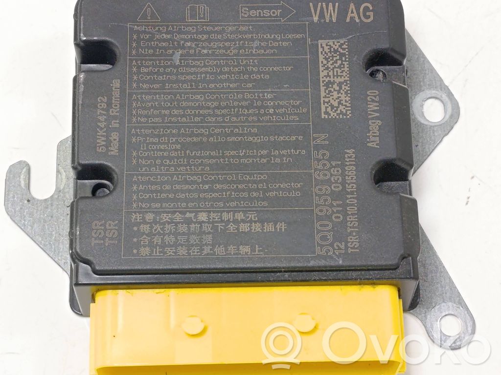 Audi A3 S3 8V Unitate/modul de comandă airbaguri 