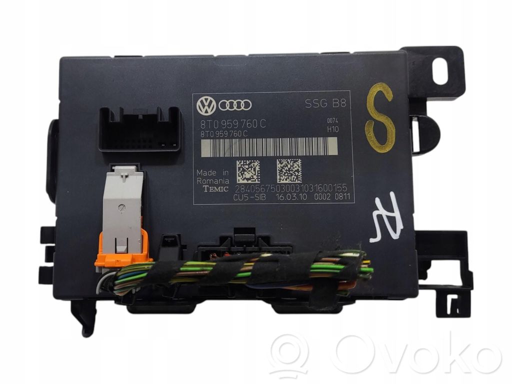 Audi A5 8T 8F Module de commande de siège 