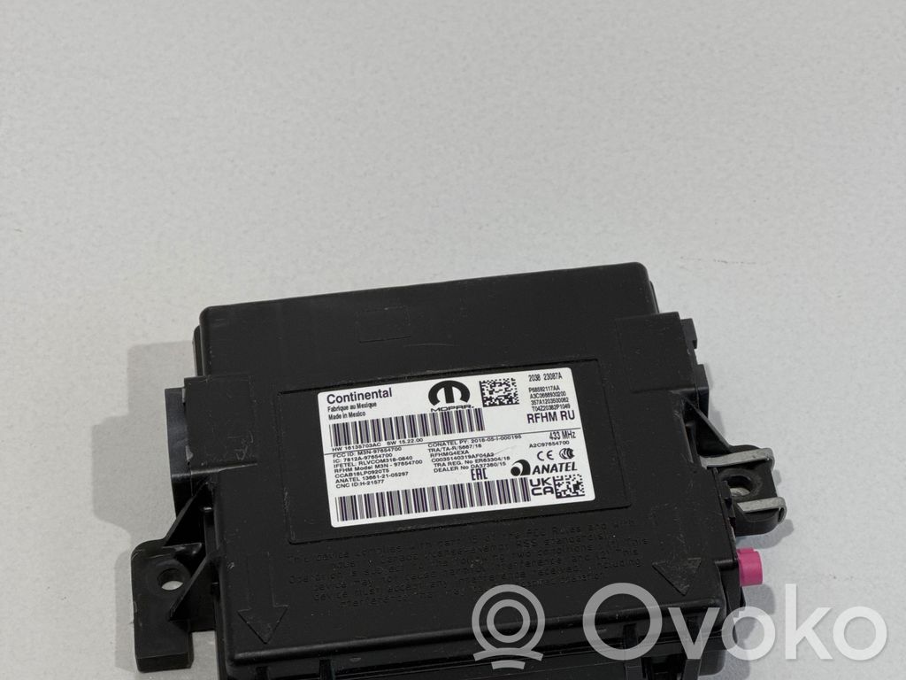 Chrysler Pacifica Keyless (KESSY) go control unit/module 