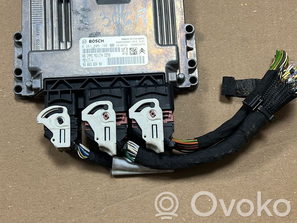 Engine control unit/module ECU   9666382080,8FP