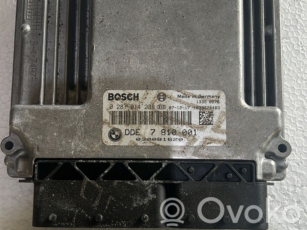 BMW 1 E81 E87 Unité de commande, module ECU de moteur 