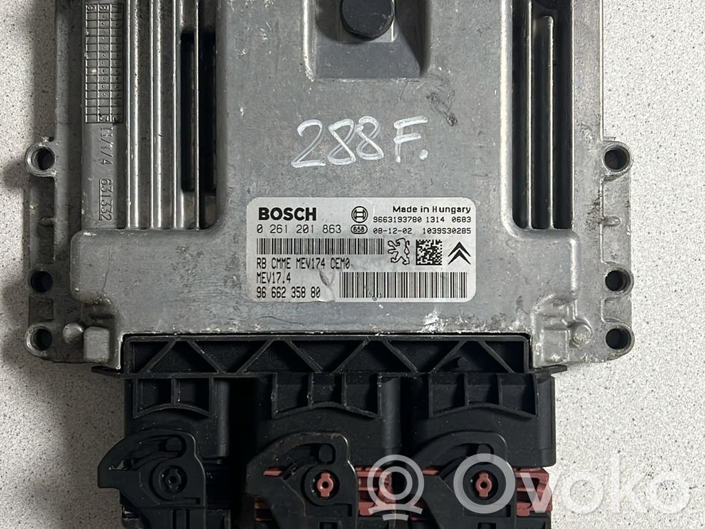 Peugeot 207 Engine control unit/module ECU 
