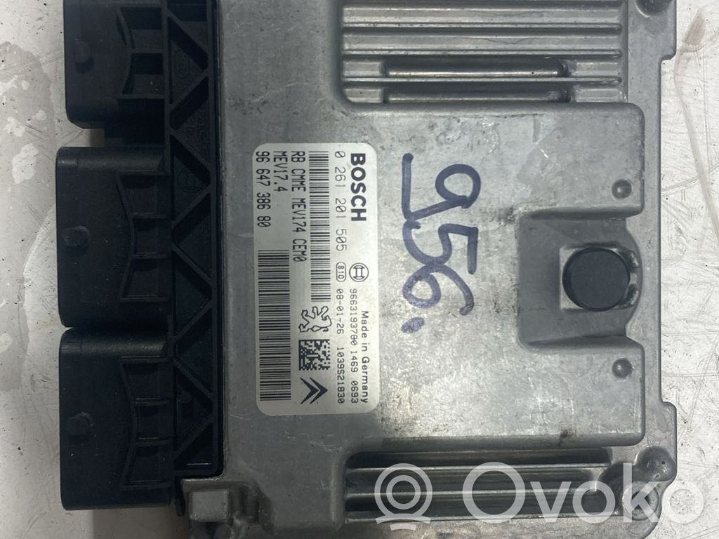 Peugeot 207 Galios (ECU) modulis 