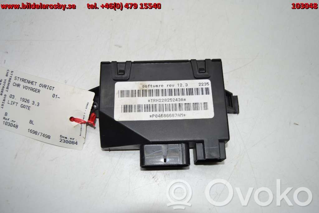 Tailgate/trunk control unit/module   4686687AM