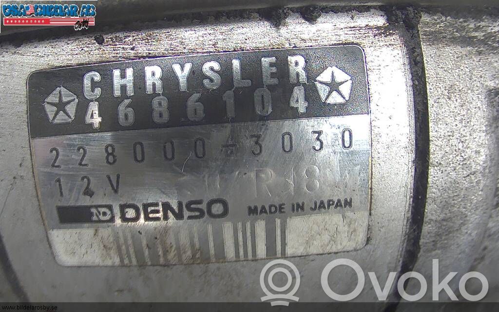 Chrysler Voyager Starter motor 
