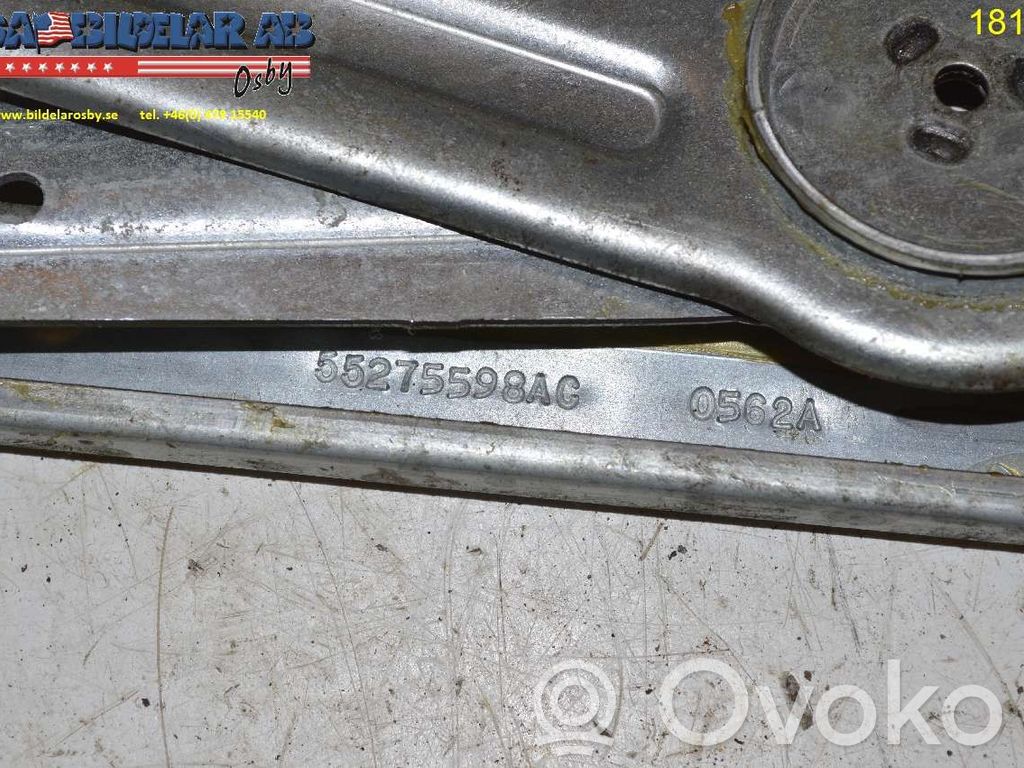 Dodge RAM Front door window regulator with motor 