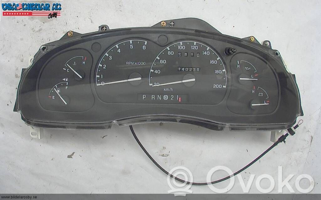 Ford Explorer Spidometrs (instrumentu panelī) 
