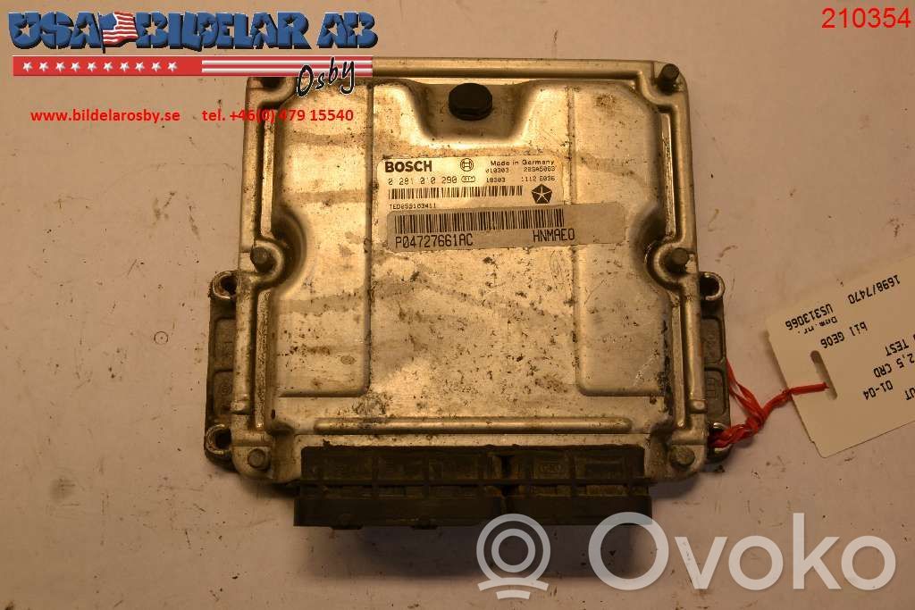Injection control unit/module   4727661AC,0281010290