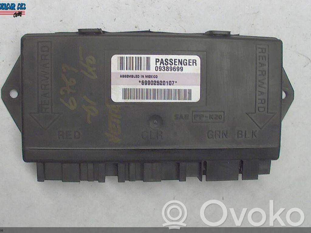 Other control units/modules   59106763R,09389699