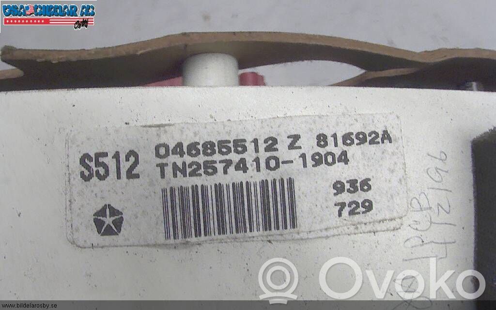 Chrysler Voyager Speedometer (instrument cluster) 
