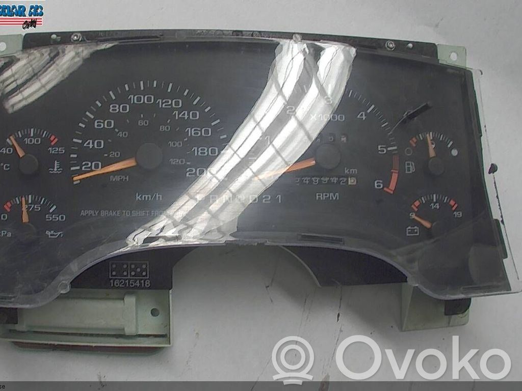Chevrolet Blazer S10 Tachimetro (quadro strumenti) 