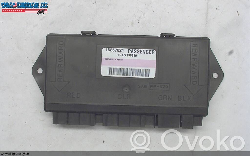 Chevrolet Corvette Other control units/modules 
