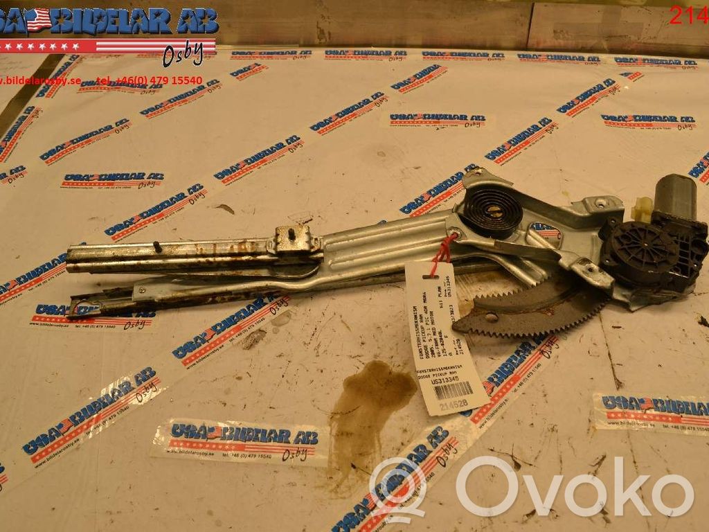 Dodge RAM Front door window regulator with motor 