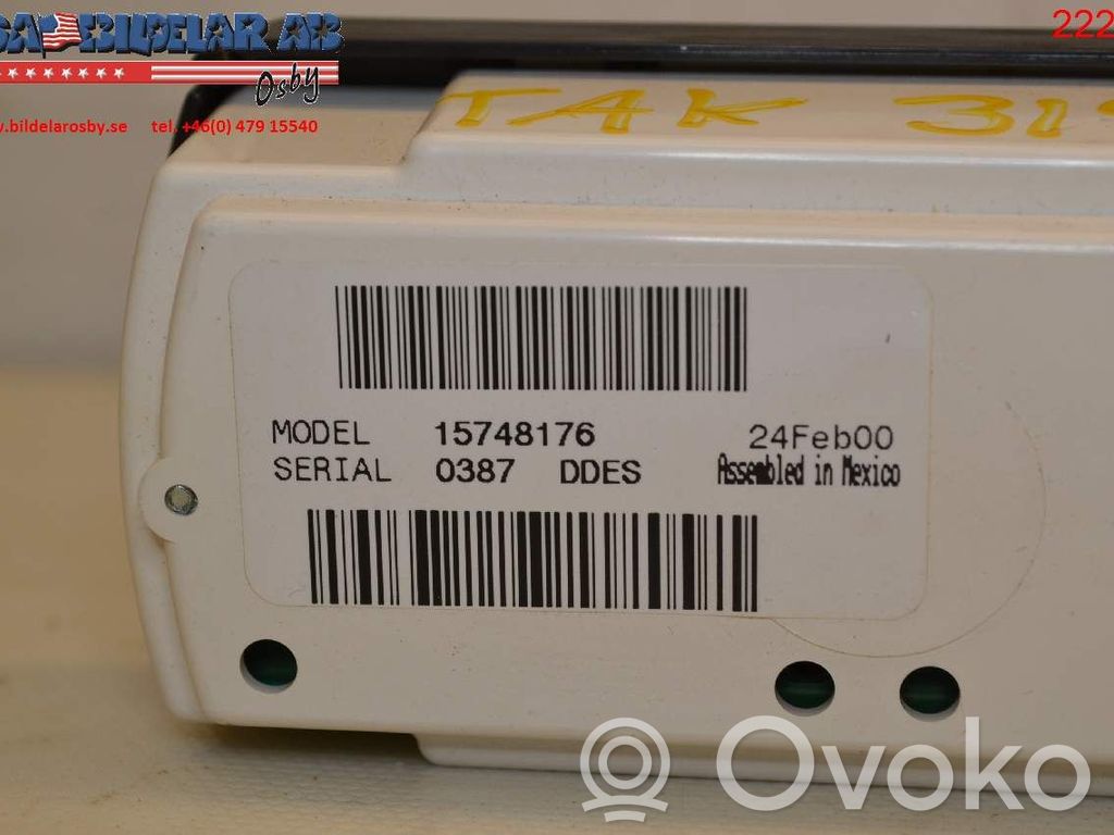Chevrolet Tahoe Climate control unit 