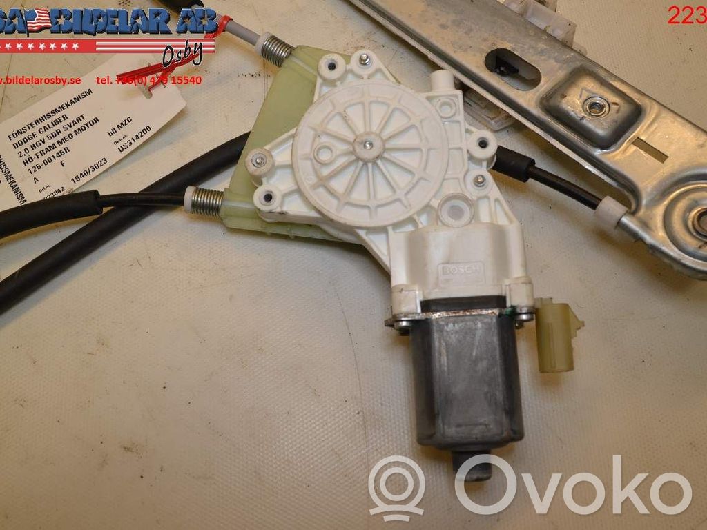 Front door window regulator with motor   12500146R