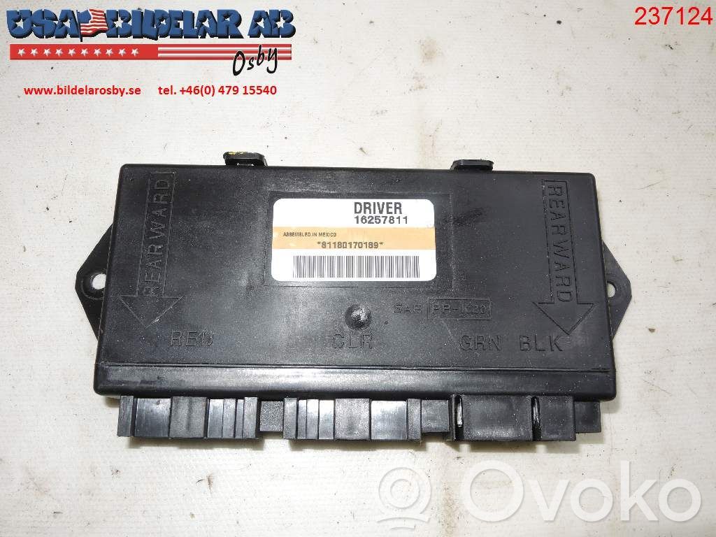 Chevrolet Corvette Door control unit/module 
