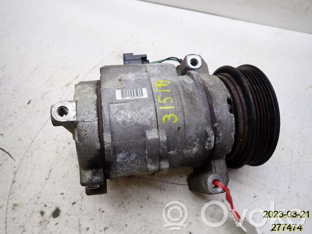 Cadillac CTS Ilmastointilaitteen kompressorin pumppu (A/C) 