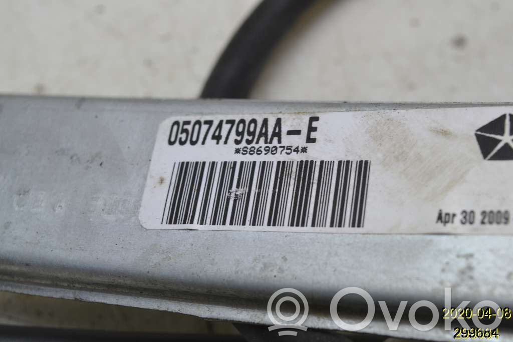 Front door window regulator with motor   12500147L,5074799AA