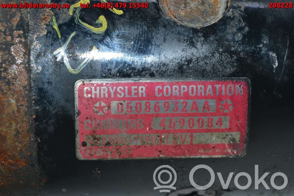 Starter motor   60401294