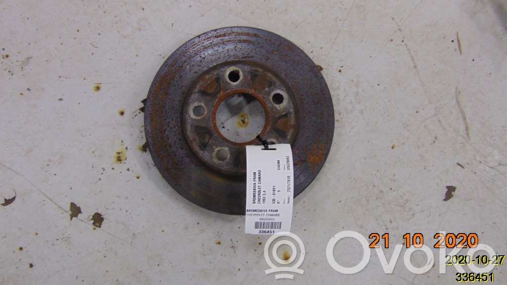 Chevrolet Camaro Front brake disc 