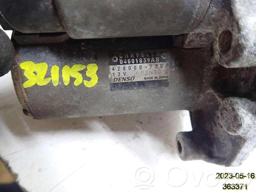 Dodge Grand Caravan Starter motor 