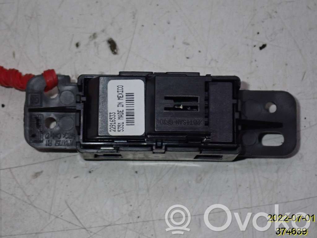 Chevrolet Corvette Central locking switch button 