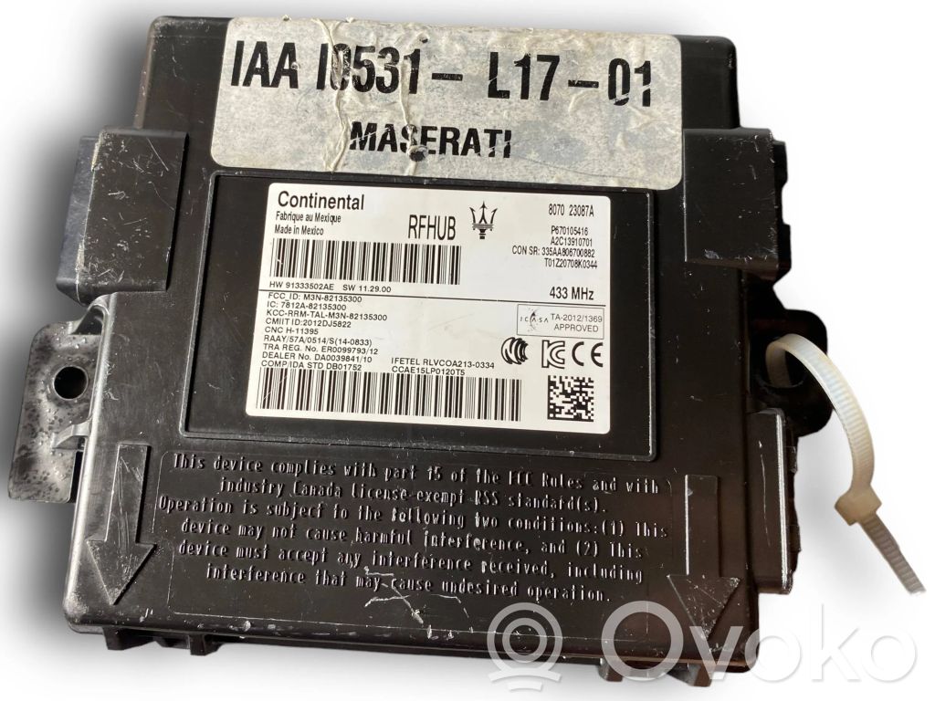 Maserati Ghibli Sterownik / Moduł komfortu 