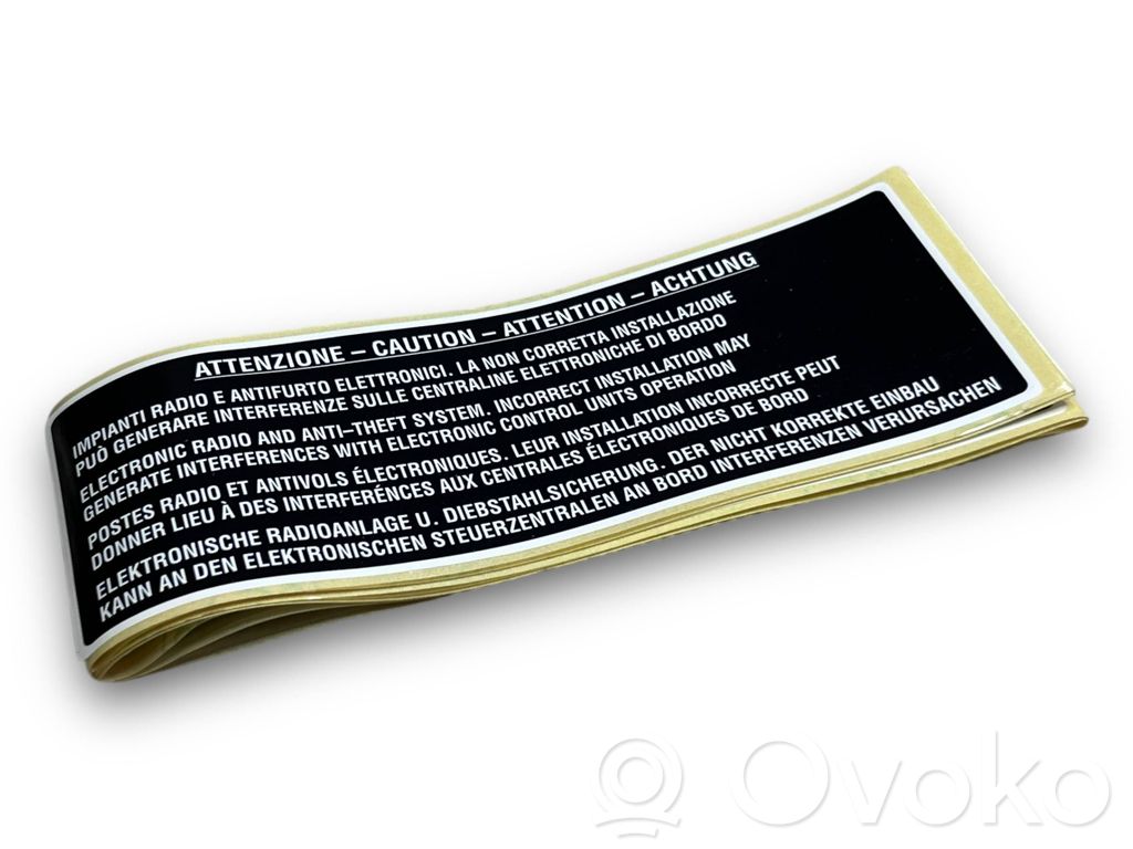 Alfa Romeo Giulia Emblemat / Logo / Litery drzwi tylnych 