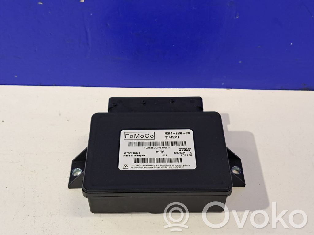 Volvo S60 Unitate/modul comandă EMF frână spate 