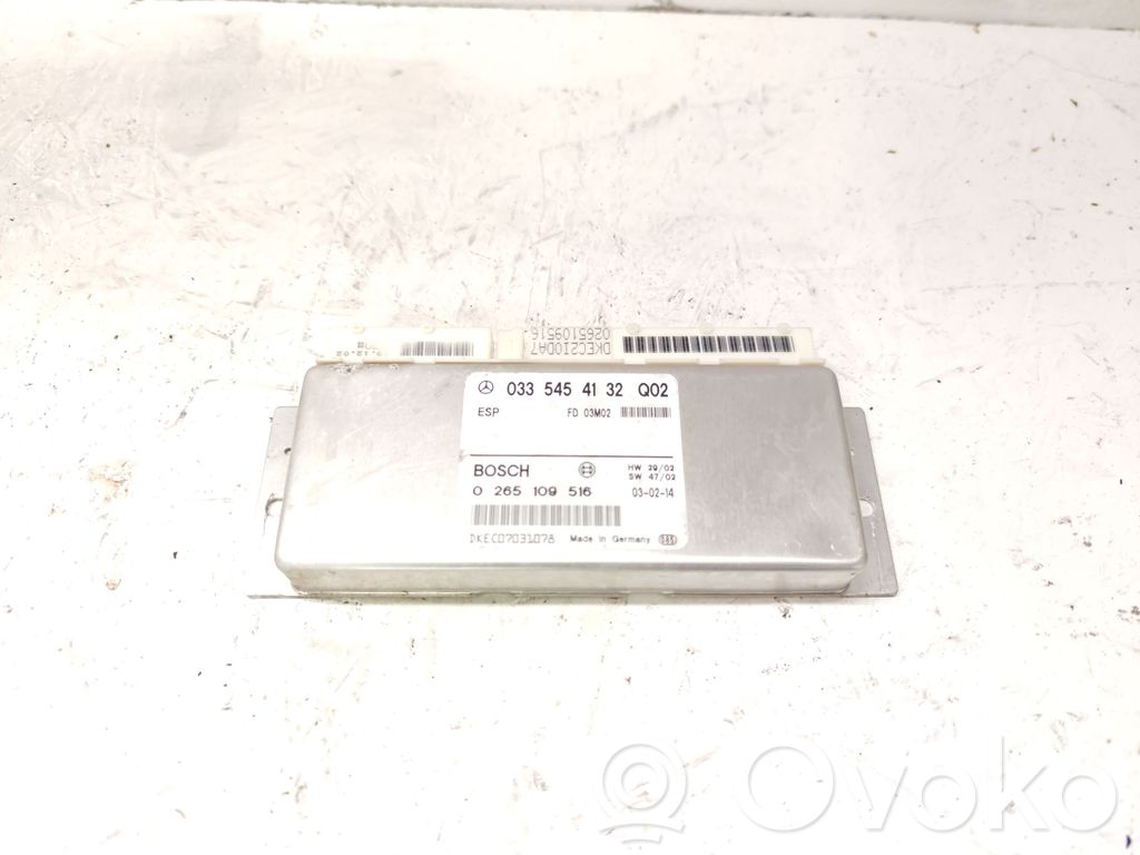 ABS control unit/module   0335454132,0265109516,9166019920