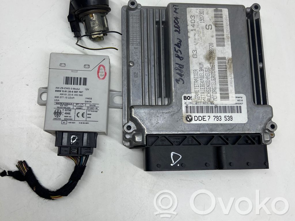 Engine ECU kit and lock set   7793539,6905666,1094686,8379345