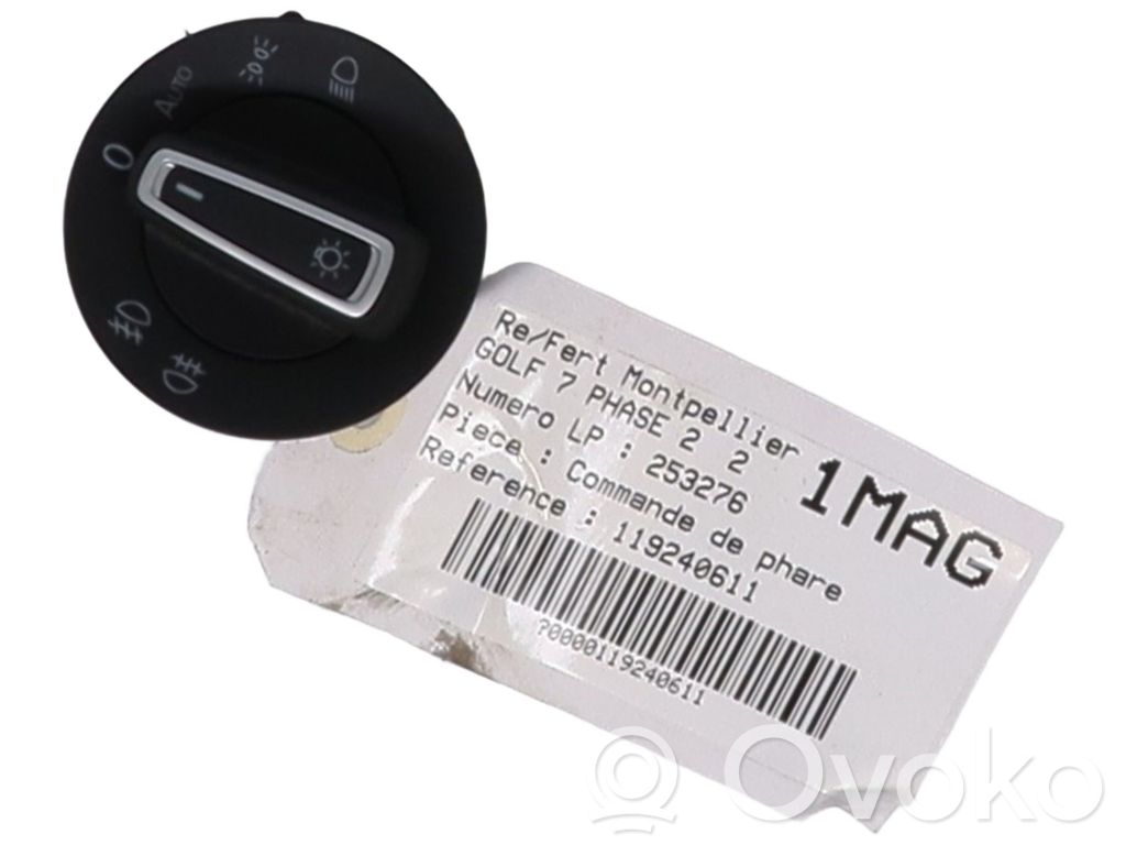 Volkswagen Golf VII Interruptor de luz 
