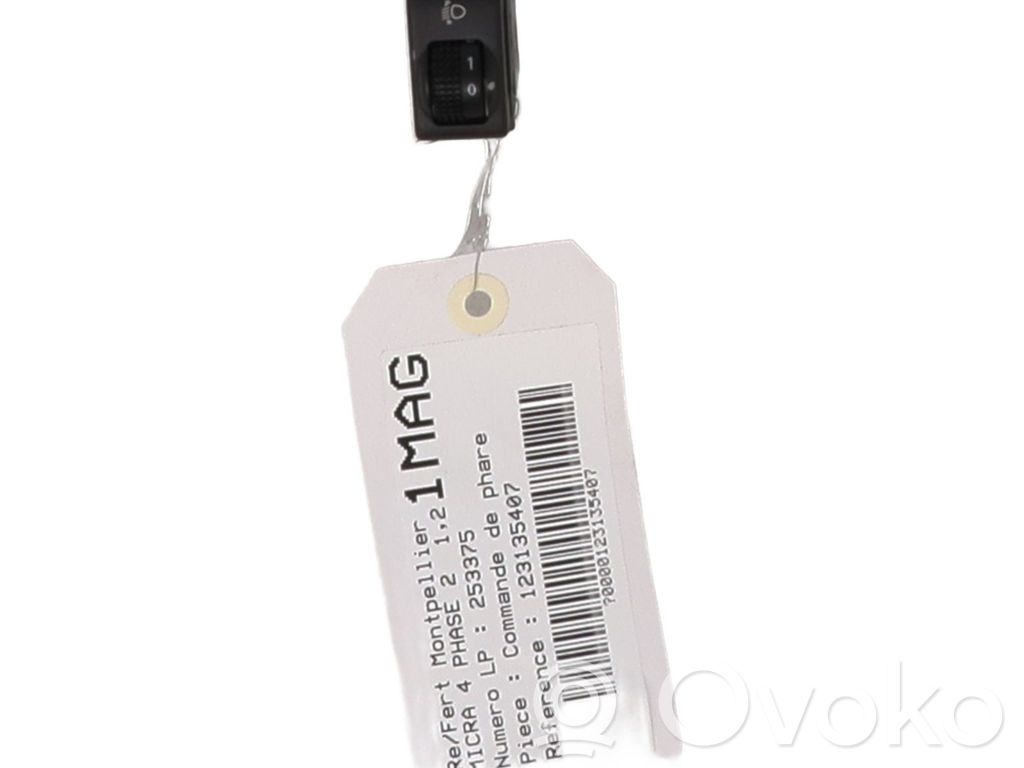 Nissan Micra Interruptor de luz 