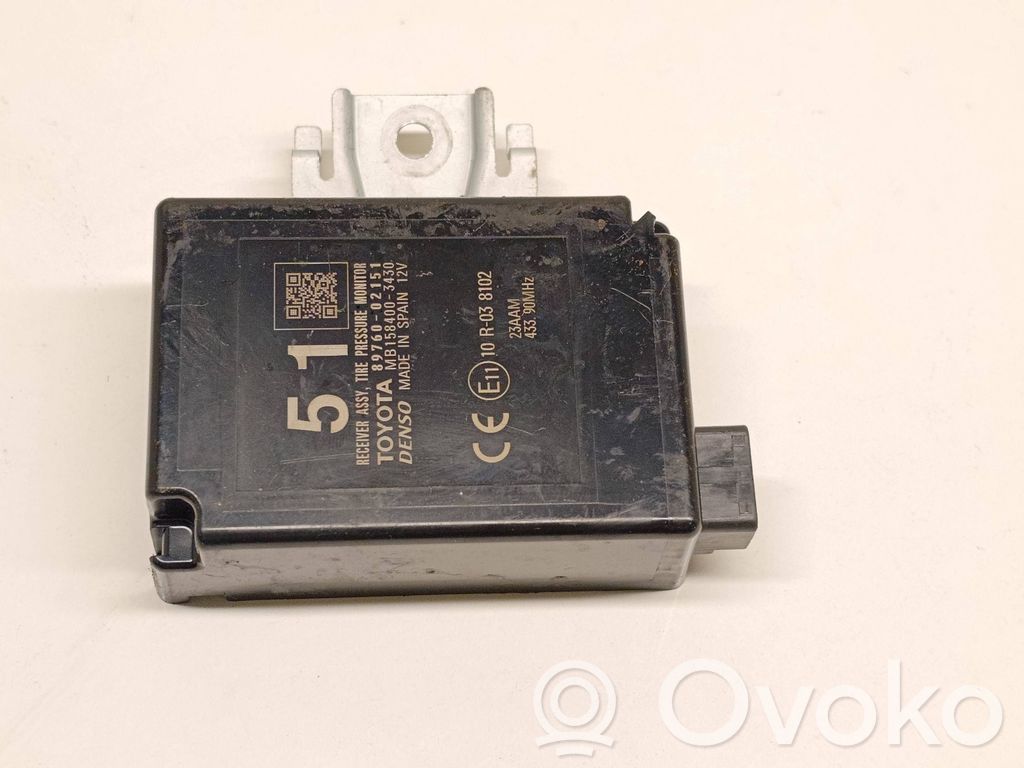 Toyota Auris E180 Unitate control presiune anvelope 