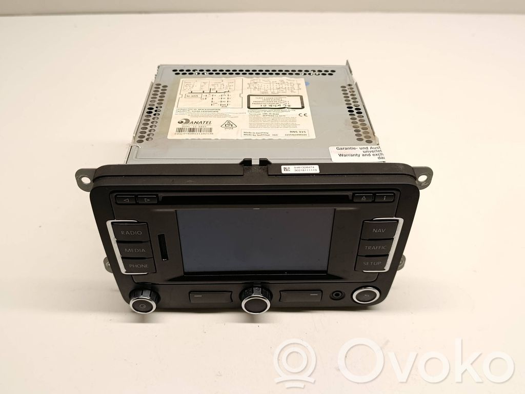 Volkswagen PASSAT B7 Panel / Radioodtwarzacz CD/DVD/GPS 