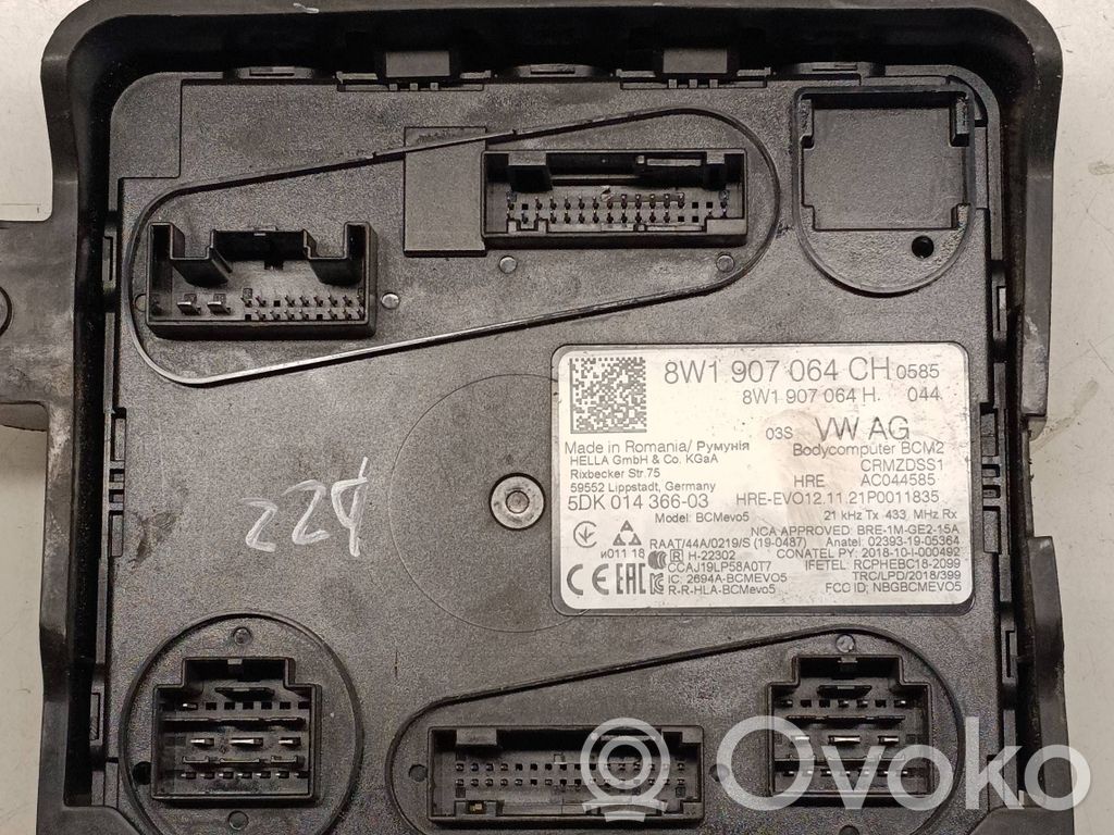 Module confort   8W1907064CH,8W1907064H,5DK01436603,8W1907603A