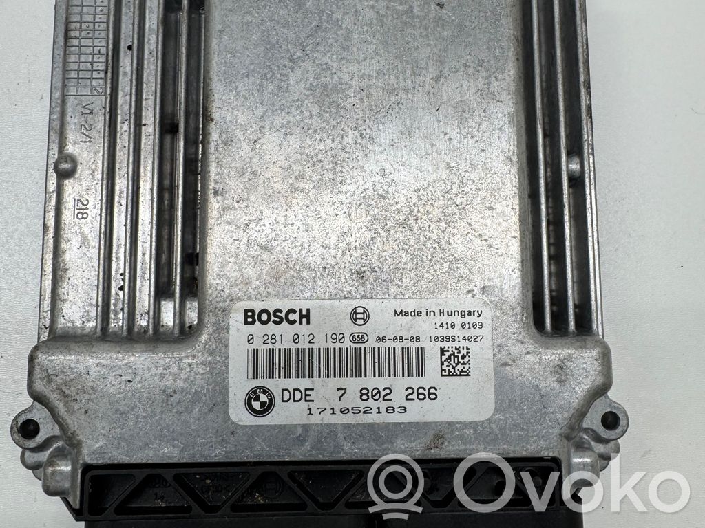 BMW 5 E60 E61 Engine control unit/module 