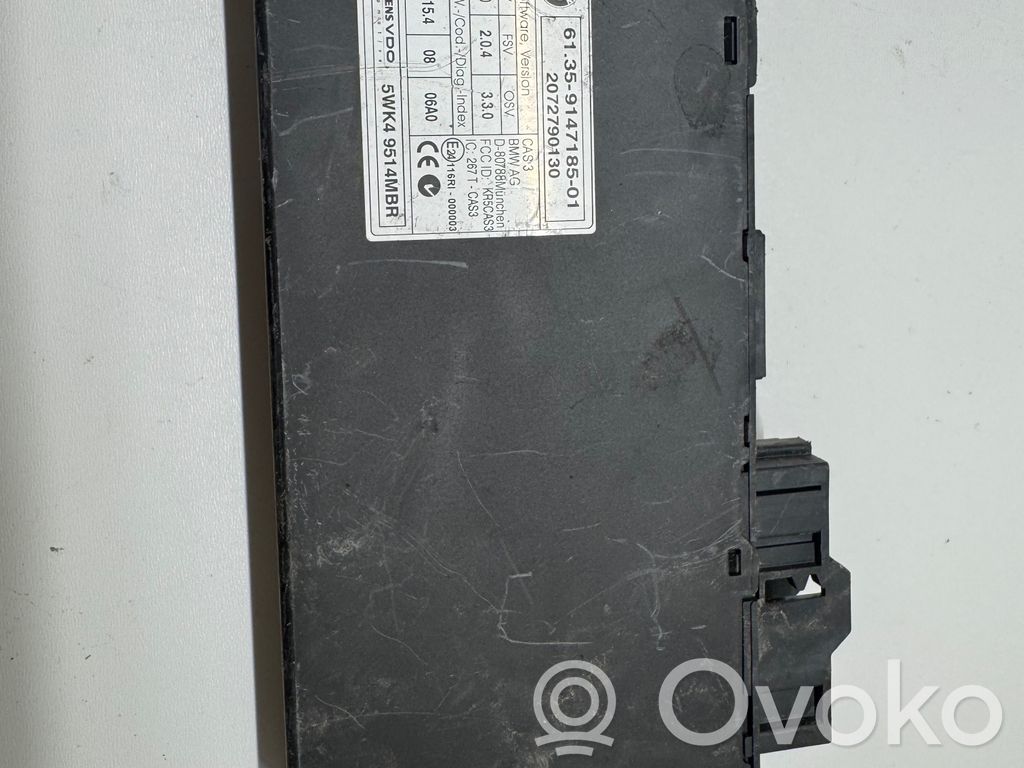 BMW 5 E60 E61 Unitate/modul de comandă CAS 