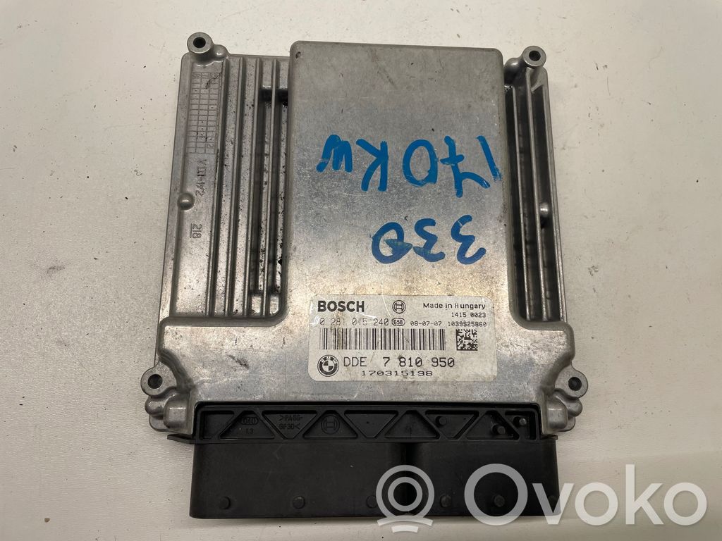 BMW 3 E90 E91 Engine control unit/module 