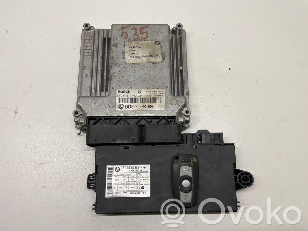 BMW 5 E60 E61 Engine ECU kit and lock set 