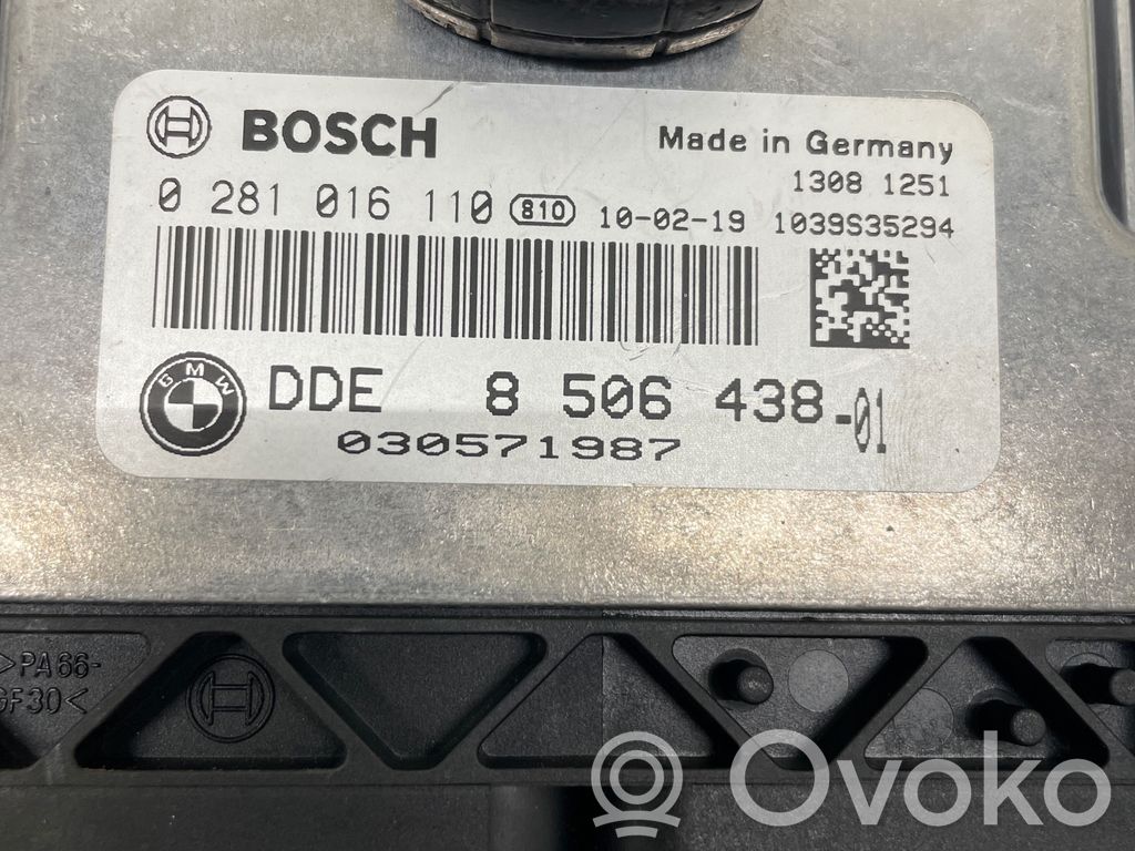 Engine control unit/module   8506438,0281016110,030571987,9226238