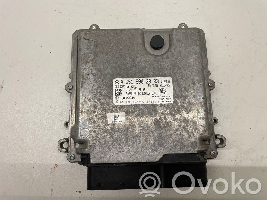 Mercedes-Benz V Class W447 Engine control unit/module 