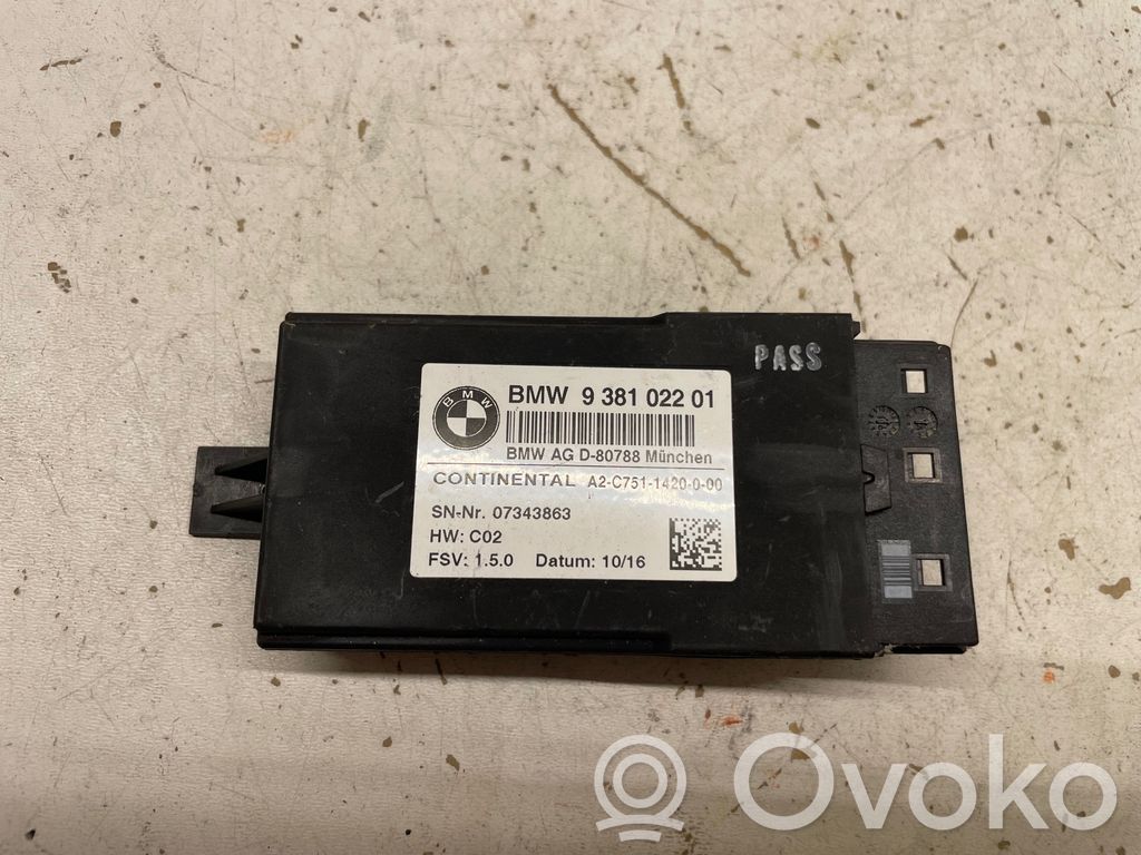 BMW 7 G11 G12 Autres unités de commande / modules 