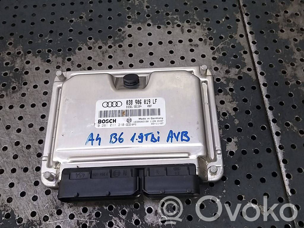 Engine control unit/module   038906019LF,1039S02190,0281011210