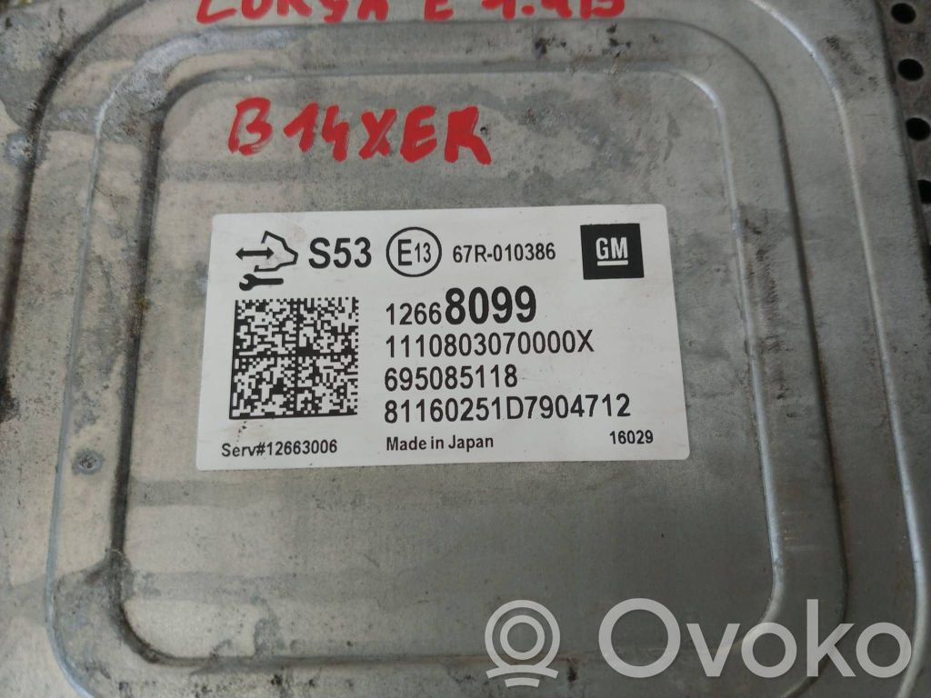 Opel Corsa E Engine control unit/module ECU 