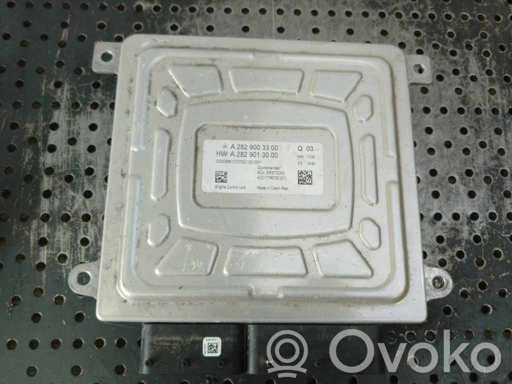 Engine control unit/module   A2829003300,A2C17790700,A2829013000