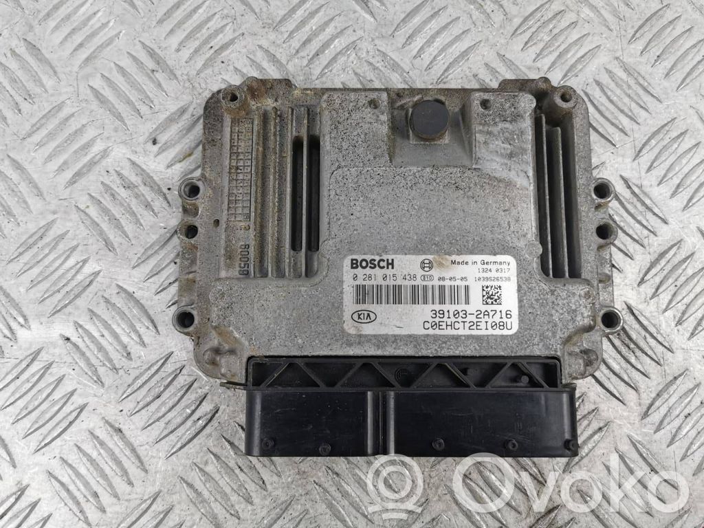 Engine control unit/module   0281015438,391032A710,1039S2659